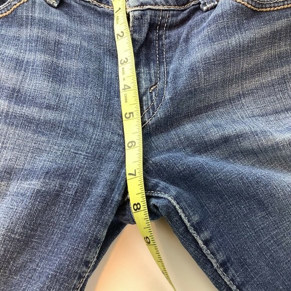 Levis Womens 529 Blue Jeans Size M Curvy Bootcut Mid Rise Stretch Denim 28x32 - Picture 5 of 10